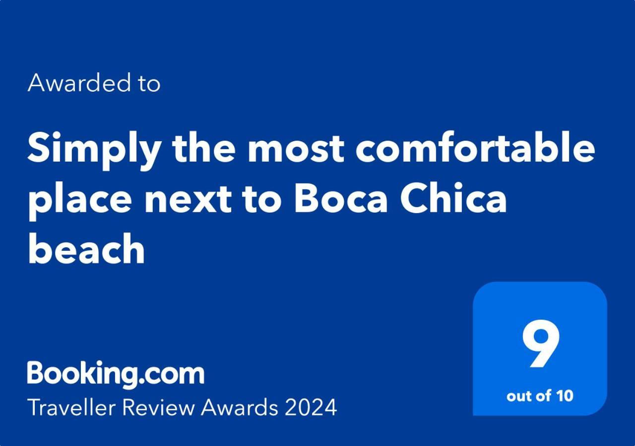 Simply The Most Comfortable Place Next To Boca Chica Beach Extérieur photo
